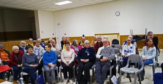 photo  des choristes assidus, durant l’assemblée générale.  &copy;  ouest-france 