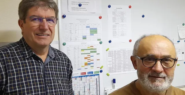 photo  daniel kerneur, président, et michel boueilh, vice président.  &copy;  le maine libre 