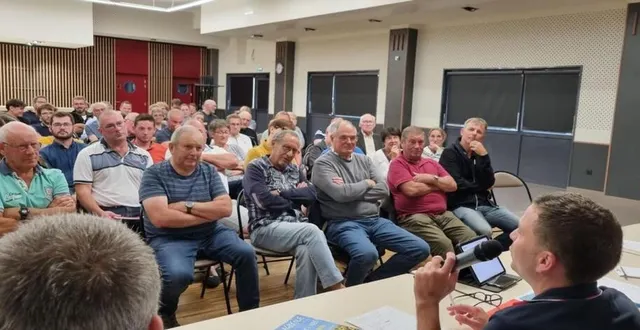 photo  nicolas foucault, président de neuville-sur-sarthe comice 2025, explique toute l’importance de préparer les trois jours du comice des 1er, 2 et 3 août 2025, bien en amont.  &copy;  ouest-france 