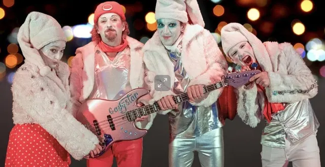 photo  gangstar fanfare, quatuor formé en 2016 au mans, va proposer un spectacle à la micro-folie de sablé-sur-sarthe, le dimanche 8 décembre 2024, dans le cadre de la programmation lumières d’hiver.  &copy;  gangstar fanfare 