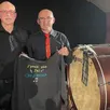 photo  jean-françois champion et daniel foussier, musiciens depuis 50 ans au sein de l’harmonie crescendo. 