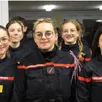 photo perrine caps (au centre) est sapeuse-pompière volontaire depuis 2021.