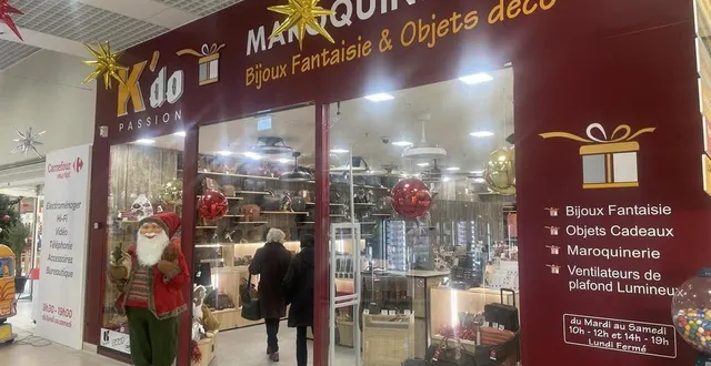 photo  mercredi 4 décembre 2024, la maroquinerie k’do passion vient d’ouvrir ses portes au carrefour market  &copy;  ouest-france 