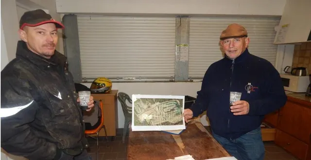 photo  alain blanchet, président du moto-club et mickaël ory, vice-président.  &copy;  le maine libre 