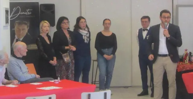 photo  françois guyard, directeur des accueils de jour des bocages d’anjou, a reçu les personnes accueillies et leurs familles.  &copy;  ouest-france 