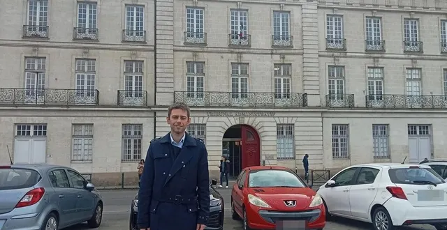 photo  aldric derré, porte-parole du collectif gervaisien, s’est rendu au tribunal administratif de nantes pour déposer le recours.  &copy;  collectif gervaisien 