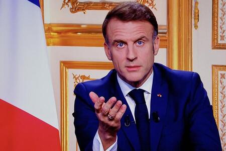 photo Le président de la République, Emmanuel Macron, lors de son allocution à l’Élysée, le 5 décembre 2024. LUDOVIC MARIN / AFP 