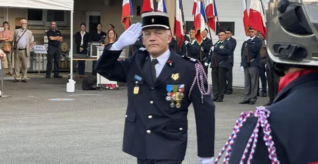 photo  le colonel christophe frerson, patron des sapeurs-pompiers de la sarthe.  &copy;  ouest-france 