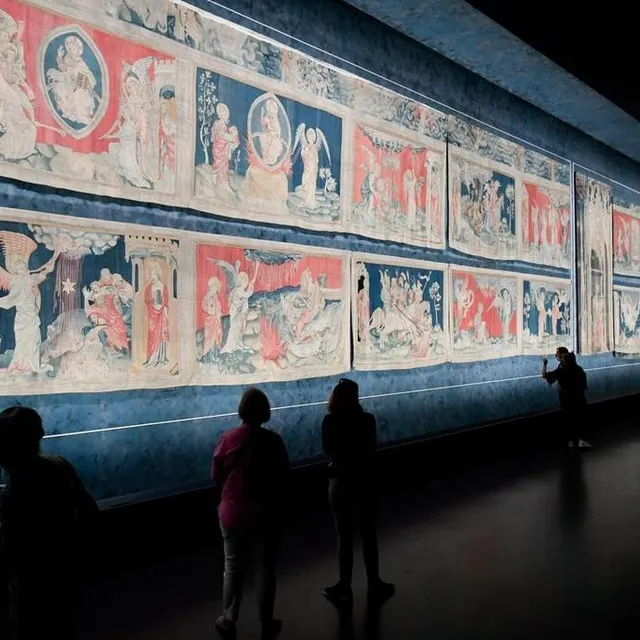 photo les tapisseries de l’apocalypse au château d’angers.  ©  ouest-france