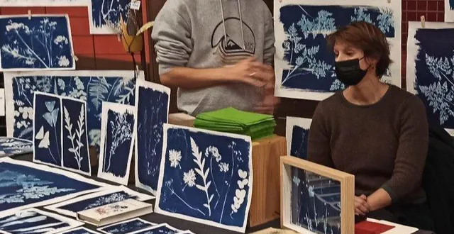 photo  40 exposants seront présents au deuxième marché de noël du comité des fêtes. sur la photo, celui de 2022.  &copy;  archives ouest-france 