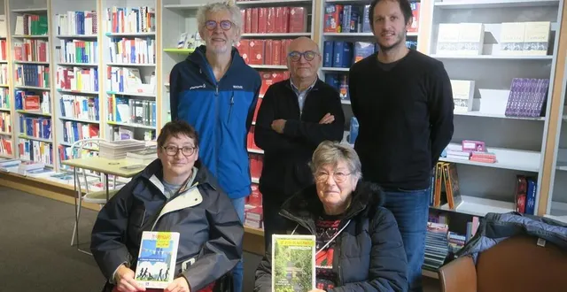 photo  claire malbos (à gauche). debout, jean-jacques bougault, philippe roussel, clément desmaris.  &copy;  ouest-france 