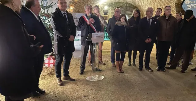 photo  la maison du tourisme et du vignoble a été inaugurée vendredi 6 décembre 2024, à la chartre-sur-le-loir.  &copy;  ouest-france 