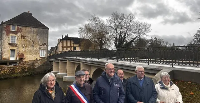photo  le pont restauré a été inauguré jeudi 6 décembre.  &copy;  ouest-france 