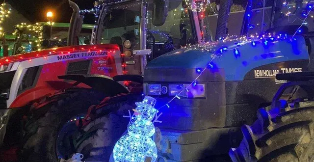 photo  les tracteurs illuminés défileront vendredi à partir de 18 heures.  &copy;  le maine libre 