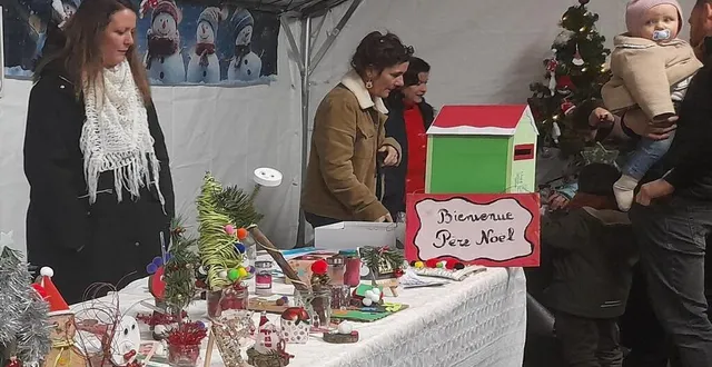 photo  les créations de noël des écoles de maigné et vallon ont séduit les visiteurs.  &copy;  le maine libre 