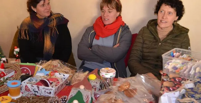 photo  les exposants à l'abri des intempéries.  &copy;  le maine libre 