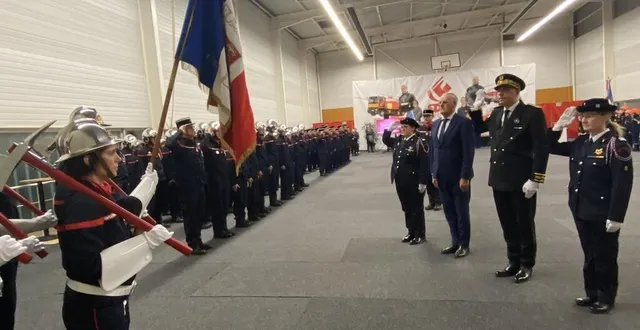 photo  la cérémonie de la sainte-barbe s’est tenue vendredi 6 décembre 2024 au sdis de l’orne.  &copy;  ouest-france 