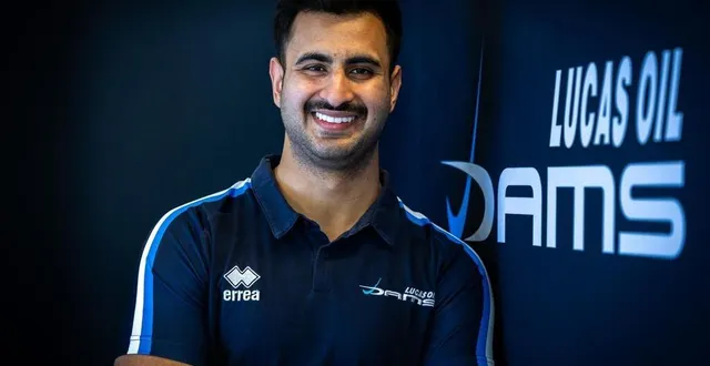photo  le pilote indien kush maini a été confirmé pour la saison 2025 de formule 2 avec dams.  &copy;  dutch photo agency 