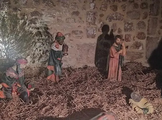 photo la traditionnelle crèche de noël.  ©  ouest-france