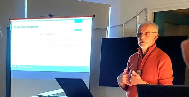 photo  philippe morel-chevillet a évoqué la notion de bonheur chez les plantes.  &copy;  ouest-france 