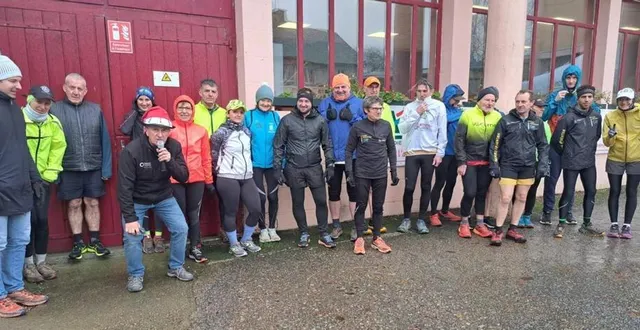 photo  les foulées vertes ont réuni soixante-trois coureurs malgré la tempête.  &copy;  bayard athlétisme 