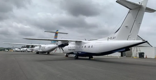 photo  lors de l’édition 2023, centenaire des 24 heures du mans, la fréquentation de l’aéroport le mans - arnage a été très importante.  &copy;  archive ouest-france 