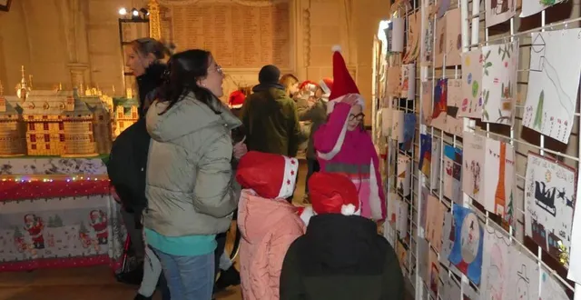 photo  les expositions dans l’église ont eu beaucoup de succès.  &copy;  le maine libre 