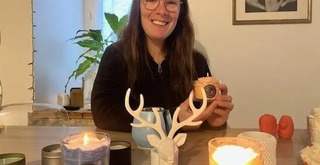 photo  marlène expérimente plusieurs formes et senteurs depuis sa cuisine.  &copy;  le maine libre 