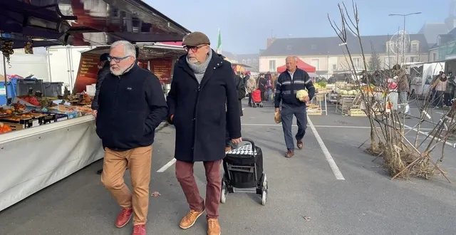 photo  les commerçants du marché observent une faible affluence depuis novembre 2024. beaucoup sont persuadés que c’est dû à la suppression de places de stationnement à port luneau.  &copy;  le maine libre 