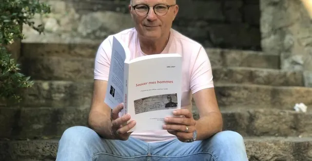 photo  le sarthois eric viot publie le livre « sauver mes hommes ».  &copy;  maine libre 