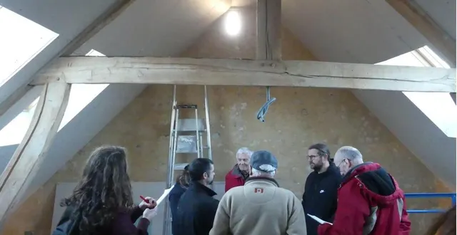 photo  sur site, les personnes qui ont des projets de rénovation peuvent mieux comprendre les enjeux de l’isolation.  &copy;  ouest-france 