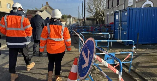 photo  les travaux d’enfouissement de champagné doivent prendre fin en avril 2025.  &copy;  ouest-france 
