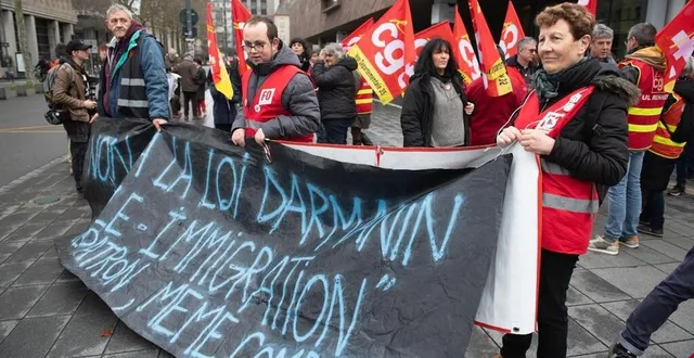 photo  des manifestations pour les droits des personnes migrantes sont prévues partout en france.  &copy;  david ademas / ouest-france 