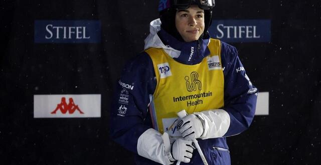 photo opérée de la clavicule, jakara anthony sera éloignée des pistes entre 4 et 6 semaines. © photo : sarah stier / getty images via afp