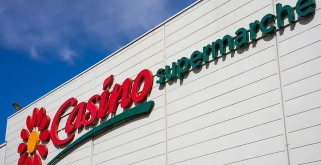 photo  il s’agit de la façade du supermarché casino, accompagnée de son logo. photo d’illustration.  &copy;  jean-marc barrere / hans lucas via afp 