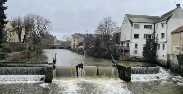 photo  les vannes des ouvrages hydrauliques de la sarthe vont être ouvertes dans la communauté urbaine d’alençon.  &copy;  ouest-france 