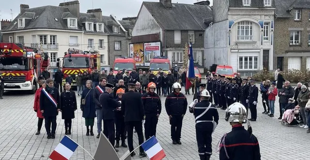photo  six sapeurs-pompiers du centre de secours de flers, dans l’orne, ont été distingués, samedi 14 décembre 2024, soit pour leur engagement soit pour s’être illustré lors d’une intervention.  &copy;  ouest-france 