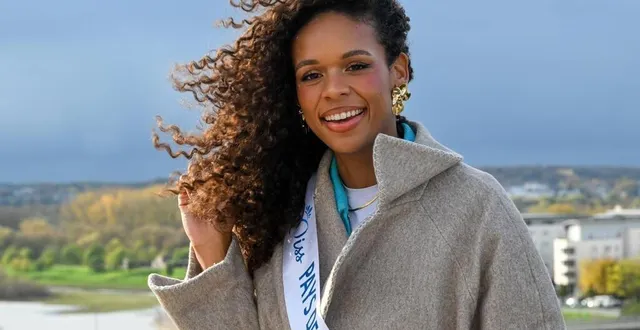 photo  mélissa atta bessiom est rentrée en anjou dimanche avec sa famille après un mois passé à préparer le concours miss france 2025.  &copy;  laurent combet 