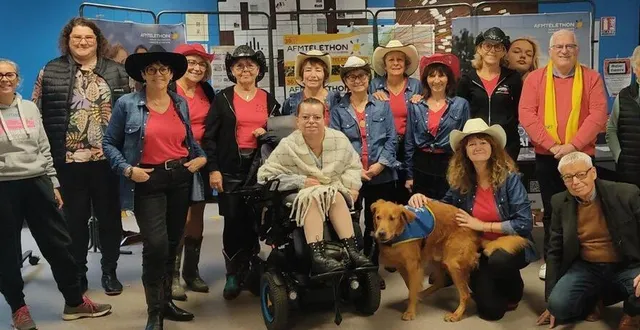 photo  le téléthon : une action commune au sein du collège.  &copy;  le maine libre 