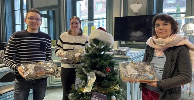 photo  des paniers garnis sont proposés à la vente à l’office de tourisme.  &copy;  le maine libre 
