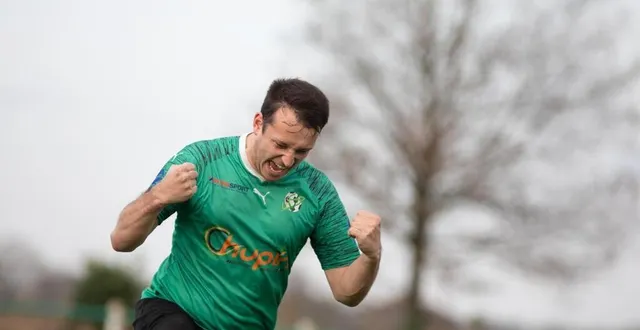 photo  contre pays de l’ouin, dimanche 1er décembre 2024, hugo croisé a de nouveau été l’unique buteur de l’us saint-varent pierregeay (1-1).  &copy;  co - clémence chauvin 