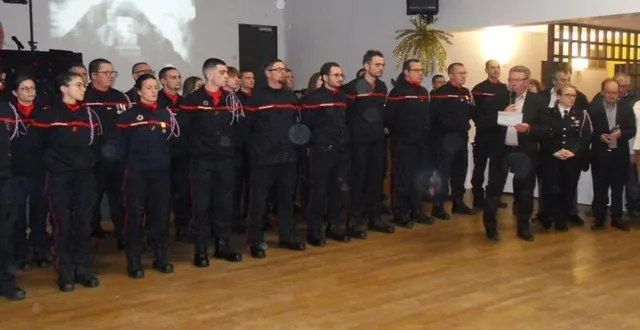 photo  à l’heure des discours, remerciements et satisfaction.  &copy;  le maine libre 