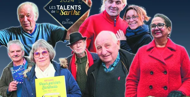 photo  les nommés aux talents de la sarthe dans la catégorie des acteurs du patrimoine.  &copy;  montage s. suard 
