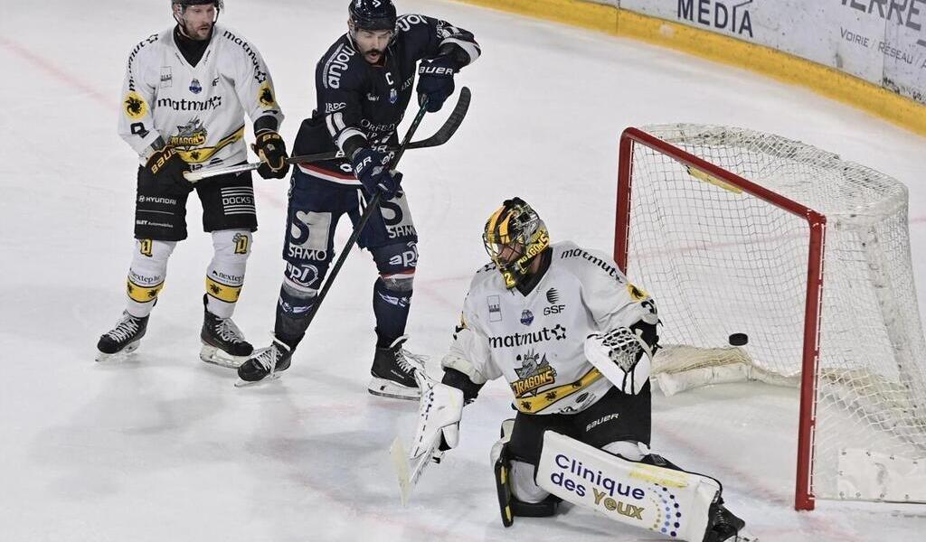 Hockey sur glace Coupe de France les Ducs déroulent contre Nice et filent en demi finale