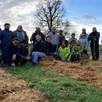 photo  la plantation, une activité dans le vent pour les pics verts de la loire. 