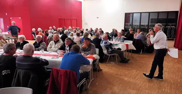 photo  le président serge marquis a présenté un rapport moral rempli de bonnes nouvelles.  &copy;  ouest-france 