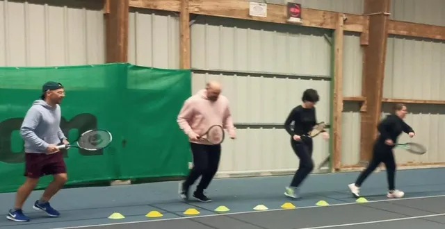 photo  le tennis-club de l’antonnière compte 28 adhérents de plus que la saison dernière.  &copy;  ouest-france 