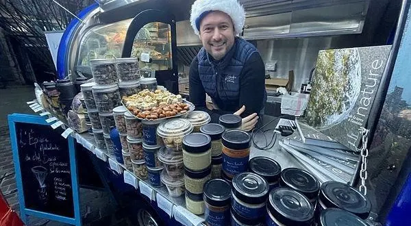 photo  déjà venu en 2021 et 2023, le chef étoilé david gallienne sera sur le marché d’alençon (orne), jeudi 19 décembre 2024.  &copy;  archives ouest-france 