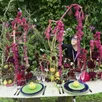 photo  vice-championne de france des fleuristes 2024, anne verlac anime des ateliers d’art floral, en cette fin décembre au château du lude (sarthe). le thème : les centres de tables de fêtes. 