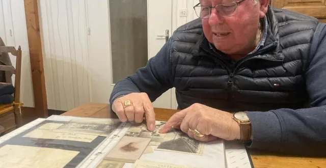 photo  roger jacques-françois collectionne des milliers de documents familiaux.  &copy;  ouest-france 